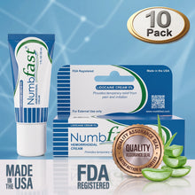 10 Tubes x 30g NUMBFAST® Topical Numbing Cream