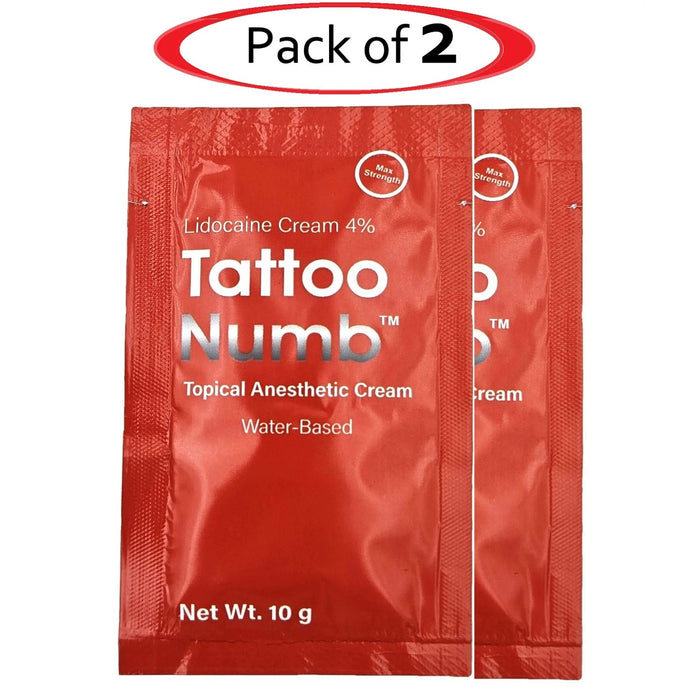 2 Pack 10g TATTOONUMB® Topical Numbing Cream