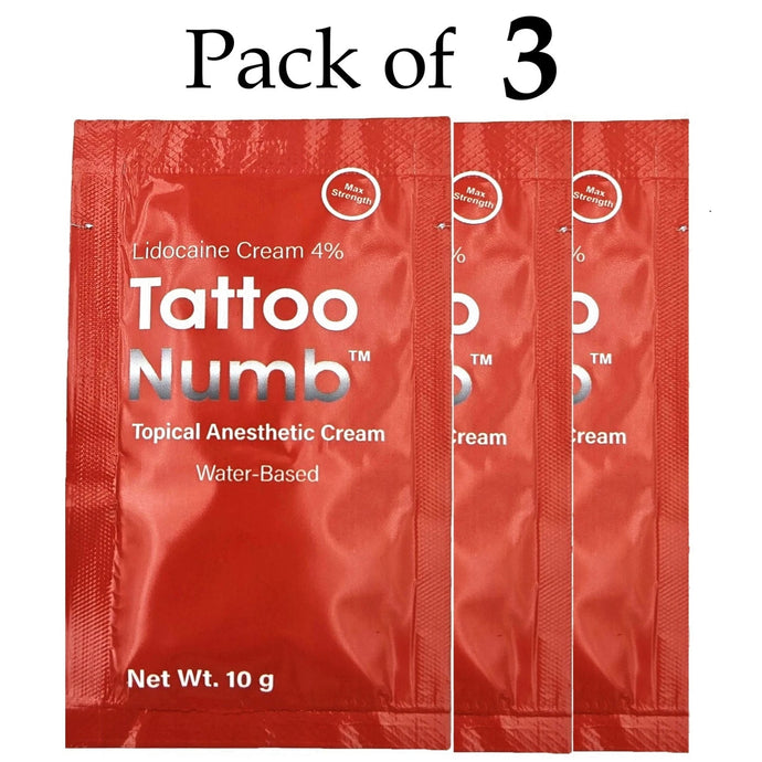 3 Pack 10g TATTOONUMB® Topical Numbing Cream