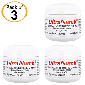 3 Jar x 60g ULTRANUMB® Topical Numbing Cream
