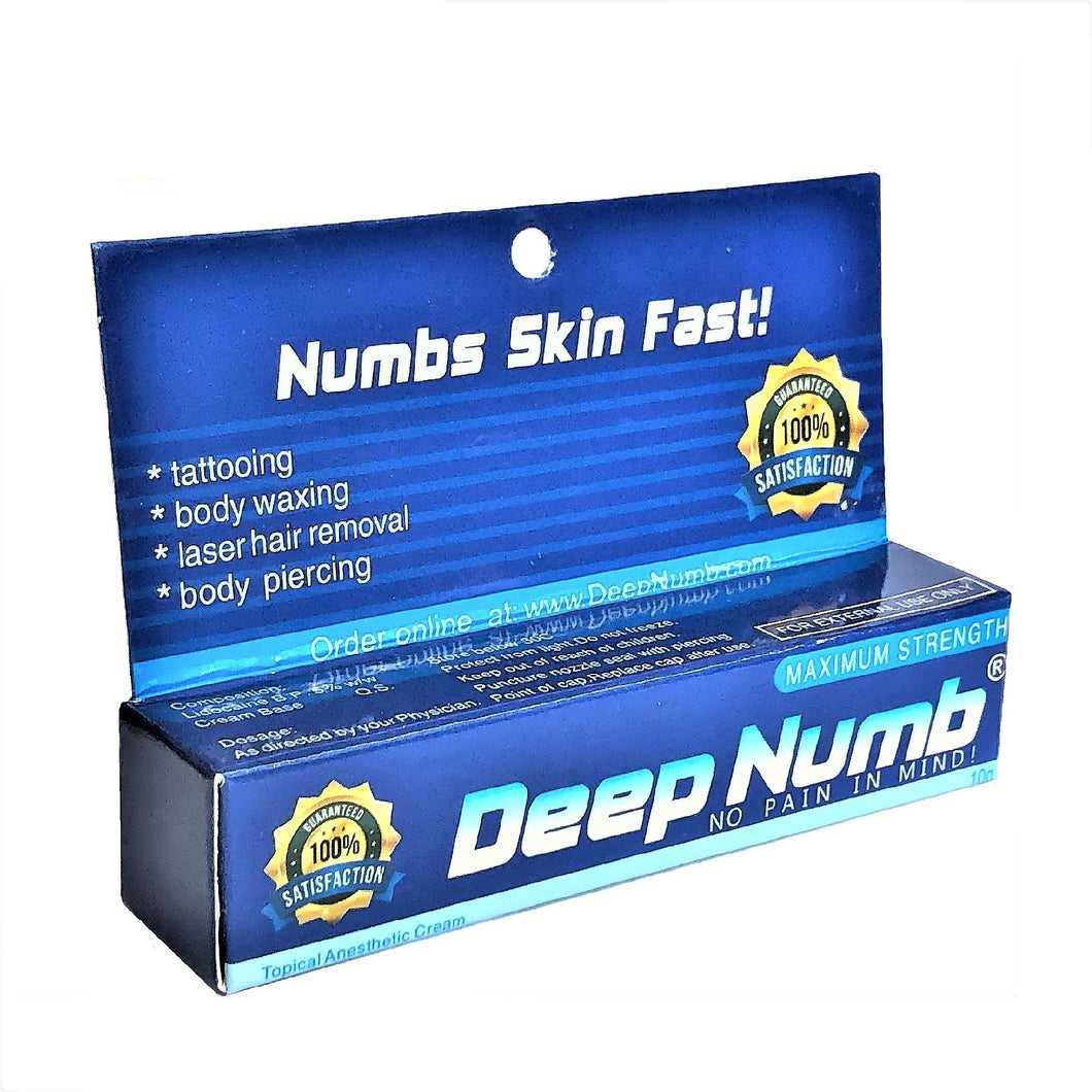 1 Tube x 10g DEEP NUMB® Topical Numbing Cream