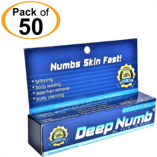 50 Tubes x 10g DEEP NUMB® Topical Numbing Cream