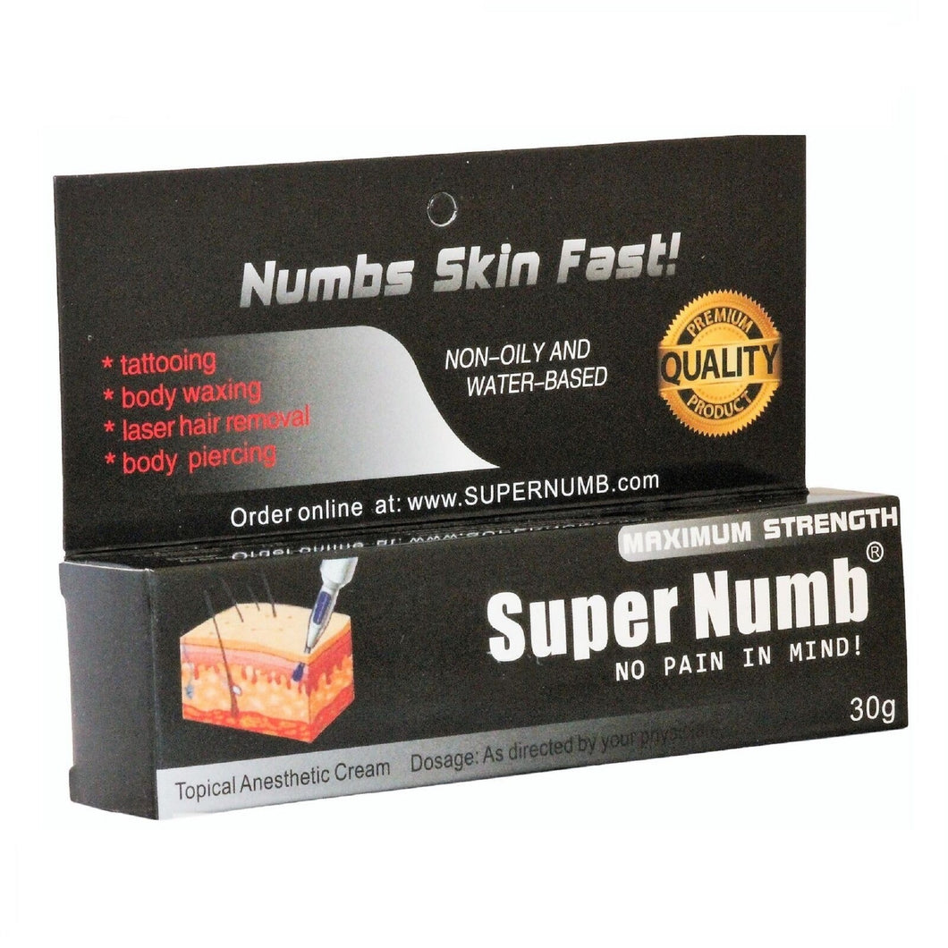 1 Tube x 30g SUPER NUMB® Topical Numbing Cream