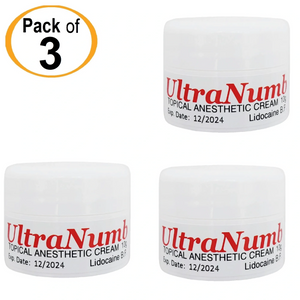 3 Jars x 10g ULTRA NUMB® Topical Numbing Cream