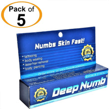 5 Tubes x 10g DEEP NUMB® Topical Numbing Cream