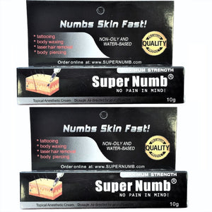 3 Tubes x 10g SUPER NUMB® Topical Numbing Cream